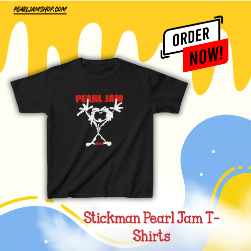 Stickman Heavy Cotton DTNK1404 Pearl Jam T-Shirts
